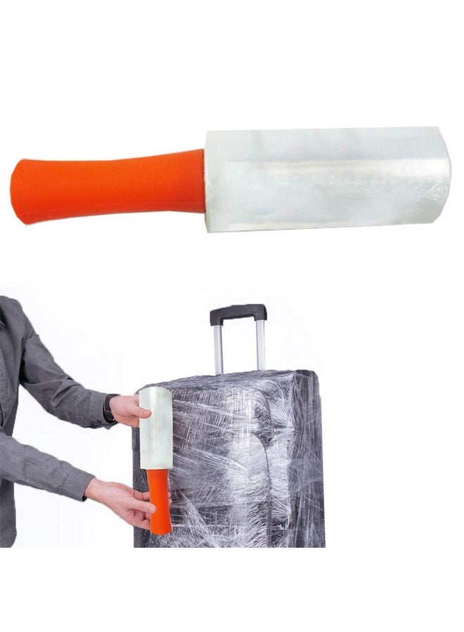 AllTopBargains 1 X Roll Stretch Plastic Wrap Luggage Banding Travel Packing Tape 5.5" X 250' - Image 2