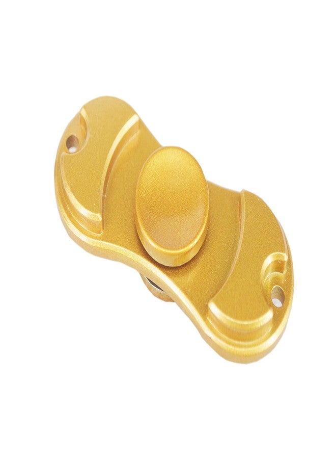 Premsons® Hand Spinner Desk Toy - High Speed Smooth Finger Spin Sensory Fidget Stress Relief Game Play for Kids & Adults - Birthday Party Gift - Combo - Red + Metal Gold Dual - Image 3