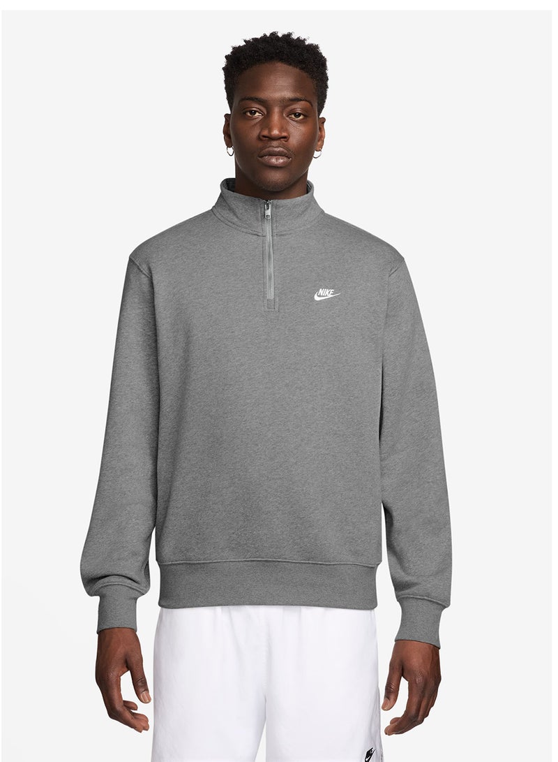 نايكي بلوزة سويت شيرت بسحاب نصفي كلوب بي بي - Image 1