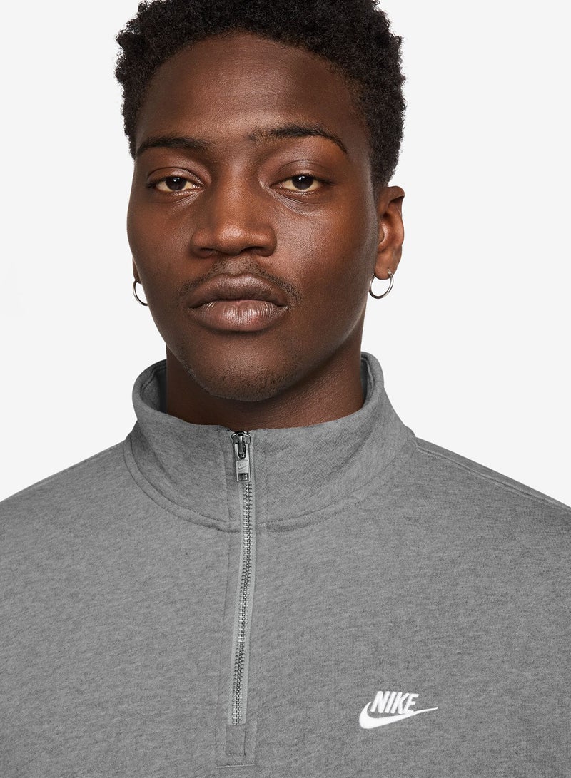 نايكي بلوزة سويت شيرت بسحاب نصفي كلوب بي بي - Image 3