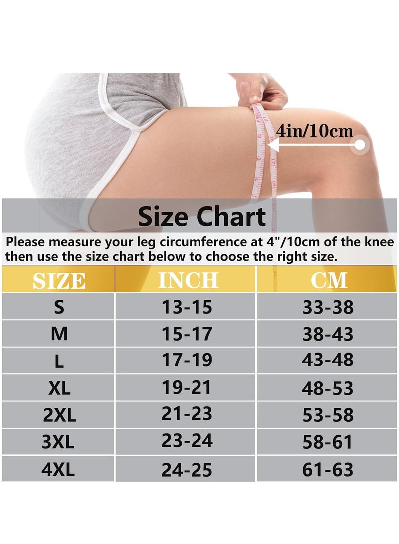 general Copper Knee Braces with Strap for Knee Pain Women and Men(2 Pack), Knee Compression Sleeve for Arthritis, ACL, Meniscus Tear, Joint Pain Relief, Knee Support for Working, Running, Weightlifting - Image 2