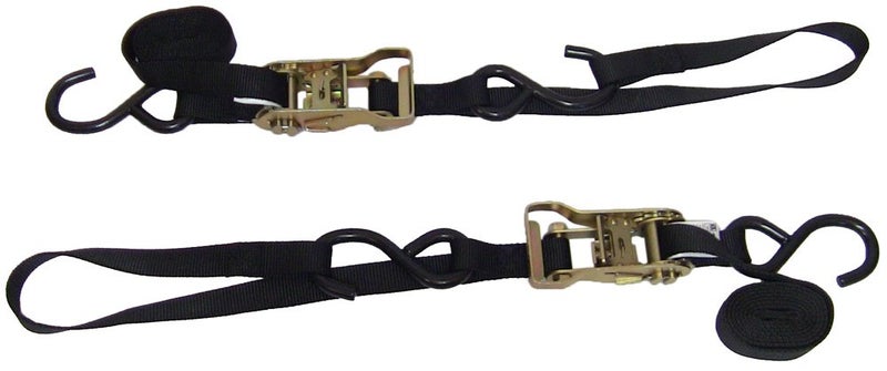 Ancra 49498-11-02 Black Integra Soft Hook Ratcheting Tie Down, 4 Pack - Image 4