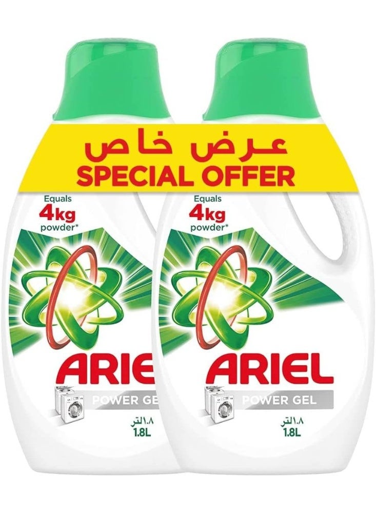 اريال جل الغسيل السائل الأصلي من أريال باور جل، 2 × 1.8 لتر - Image 1