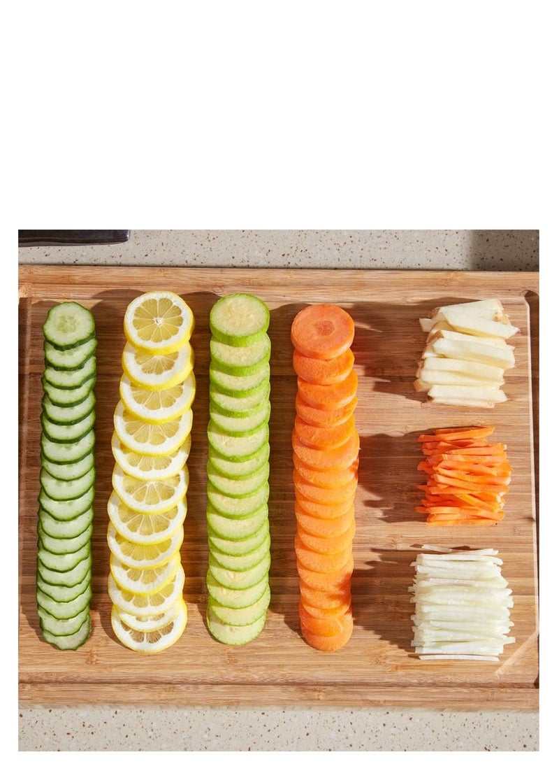 AKDC Adjustable Mandoline Slicer Safe Vegetable Slicer by AKDC Chopper Vegetable Cutter Quick Dicer Fruit French Fry Julienne MULTICOLOUR - Image 4