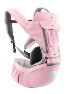 Mmmon Soft Baby Carrier,Ergonomic 4-in-1 Convertible Sling Front and Back Face-in and Face-Out Carry for Newborns and Babies Travel，0-36 Months 7-45 lbs (Pink)  - Image 1