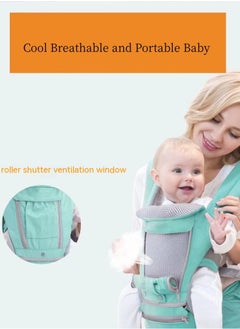 Mmmon Soft Baby Carrier,Ergonomic 4-in-1 Convertible Sling Front and Back Face-in and Face-Out Carry for Newborns and Babies Travel，0-36 Months 7-45 lbs (Pink)  - Image 5