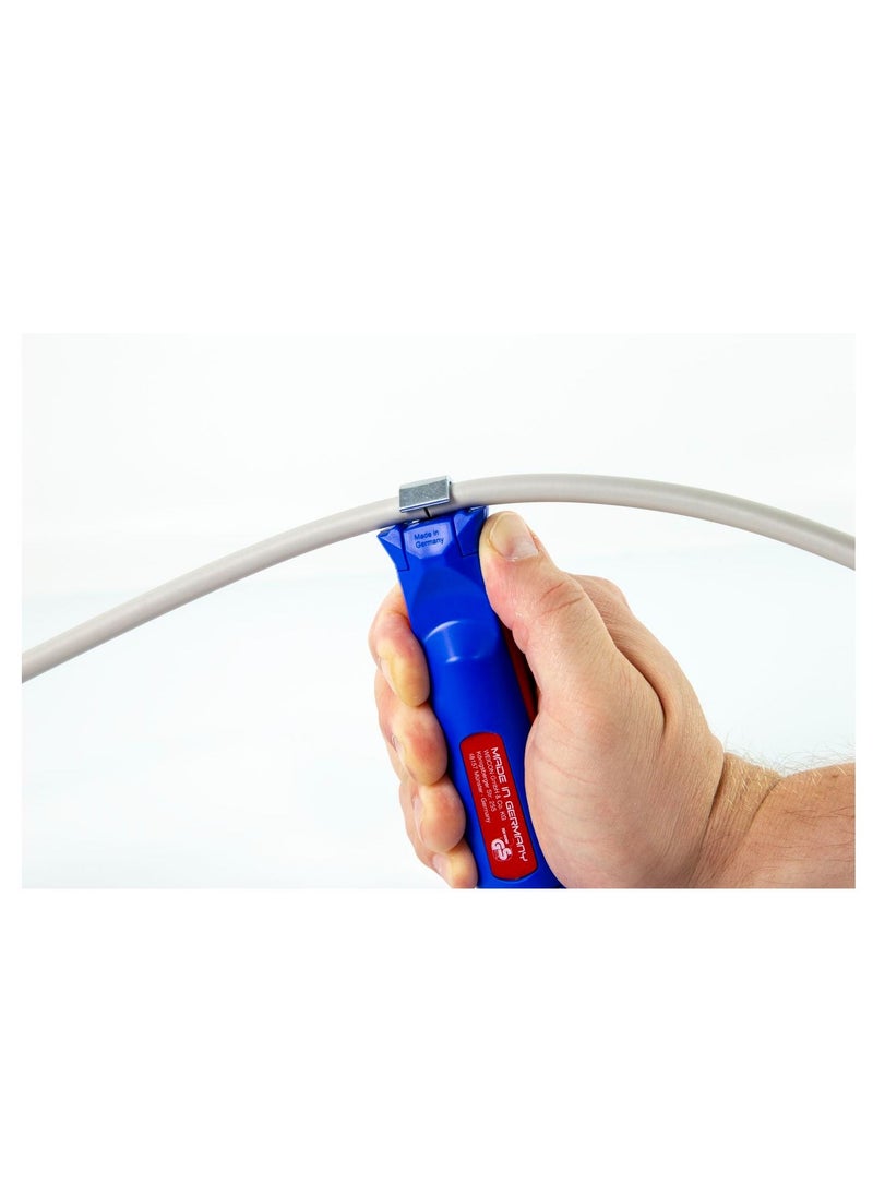 Weicon Weicon Cable Stripper No. 4 - 16, Multi Stripping Knife, Universal Stripping Tool With Adjustable Cutting Depth, For All Common Round Cables, Working Range 4 - 16 Mm  - Image 4