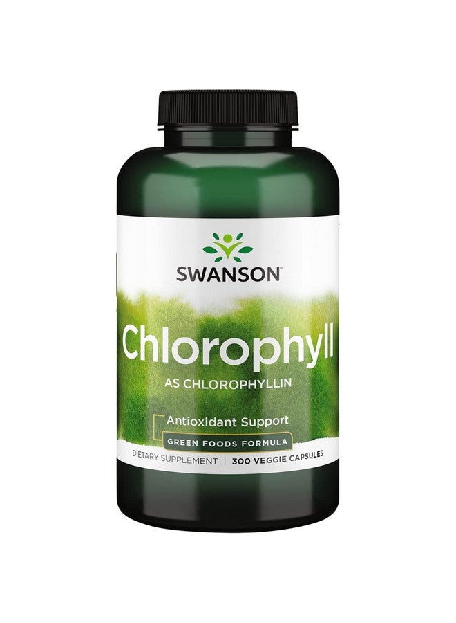 Swanson Chlorophyll 60 Milligrams 300 Veg Capsules - Image 1