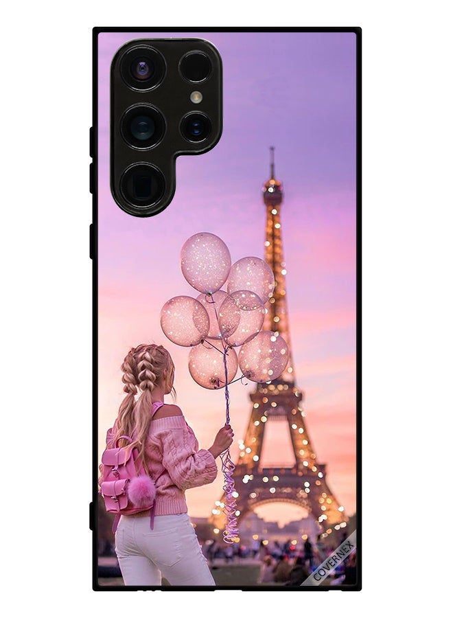 Covernex Protective Case Cover For Samsung Galaxy S23 Ultra Girl Holding Balloons - Image 1