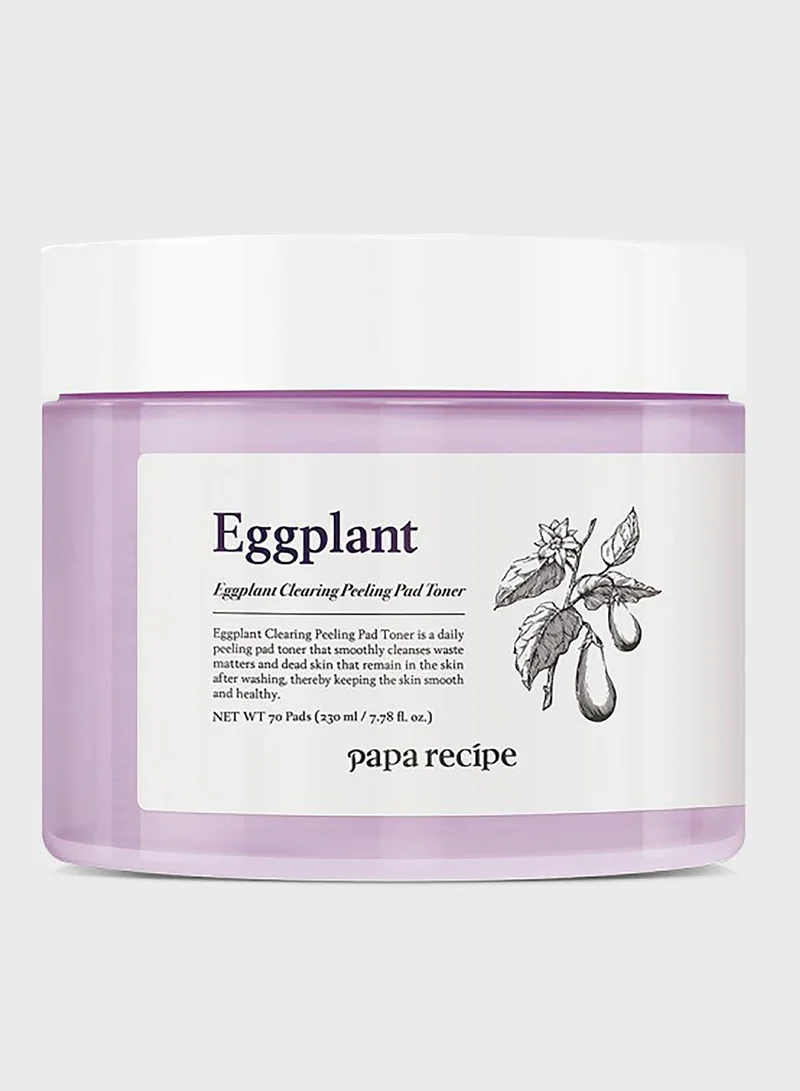 Papa Recipe Eggplant Clearing Peeling Pad Toner