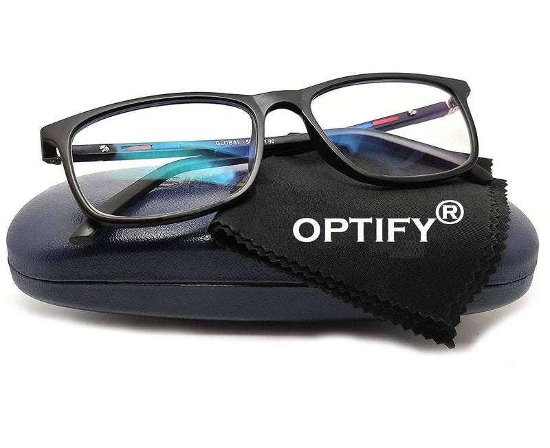 Optify Blue Ray Power Spectacles with Anti-glare UV by Computer Tablet Laptop Mobile (Unisex) - Image 3
