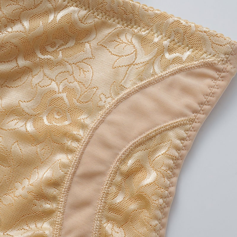 Red Benmingnian Tight High Waist Abdominal Pants Postpartum Hip-Lifting Waist Shaping Cotton Belly Shaping Underwear - Image 4