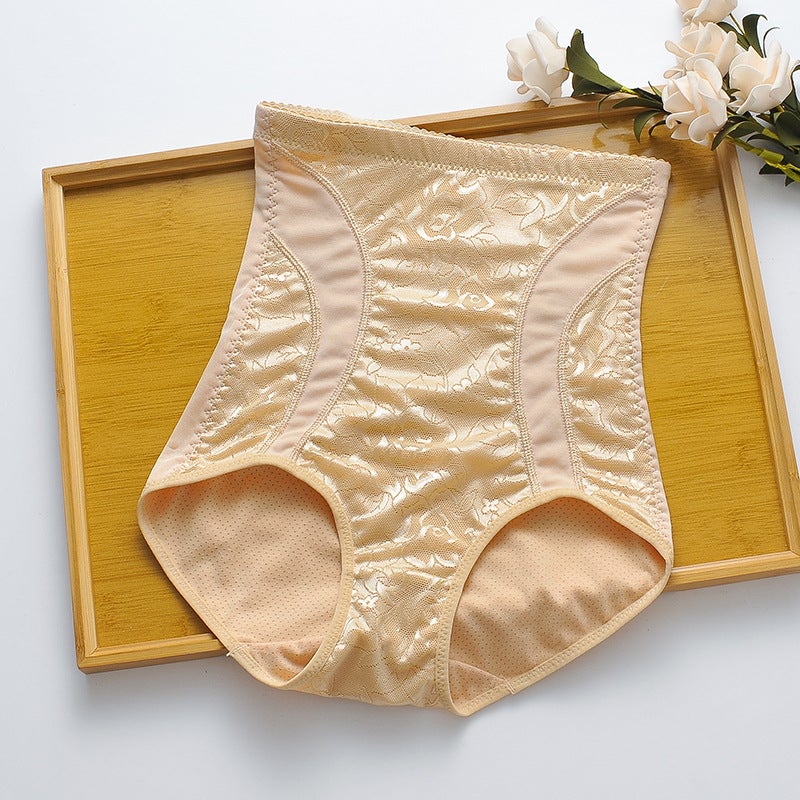 Red Benmingnian Tight High Waist Abdominal Pants Postpartum Hip-Lifting Waist Shaping Cotton Belly Shaping Underwear - Image 1