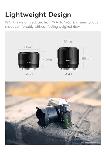 TTartisan AF 35mm F18 II APSC Lens for Sony E Mount Cameras A5000 A5100 A6000 A6100 A6300 A6400 A6500 A6600 NEX3 NEX3N NEX3R NEX5T NEX5R NEX5 NEX5N NEX7 Black - Image 3