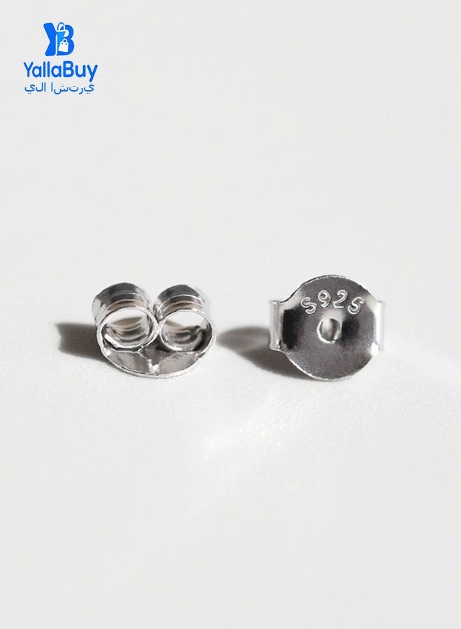 يلا اشتري دعامات أقراط من الفضة الإسترلينية S925 - 40 قطعة من دعامات الأقراط الآمنة للنساء، رفيقة الأقراط، اجتازت اختبار RSL، مثالية للاستخدام اليومي أو الحفلات - Image 3