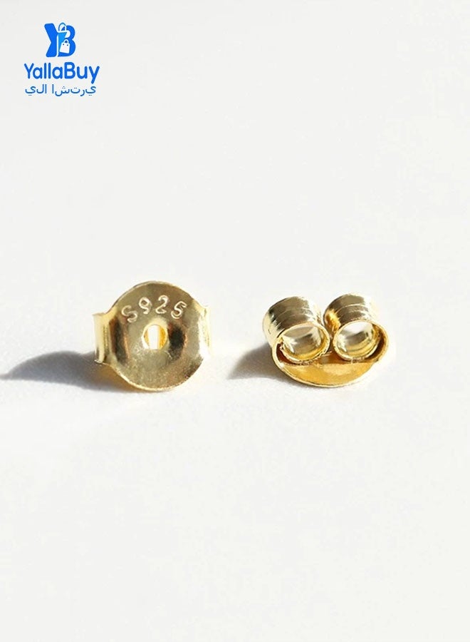 يلا اشتري دعامات أقراط من الفضة الإسترلينية S925 - 40 قطعة من دعامات الأقراط الآمنة للنساء، رفيقة الأقراط، اجتازت اختبار RSL، مثالية للاستخدام اليومي أو الحفلات - Image 4