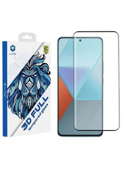 Lito Lito 3D Full Cover Tempered Glass For Xiaomi Redmi Note 13 Pro Plus 5G Fingerprint Working  - Image 1