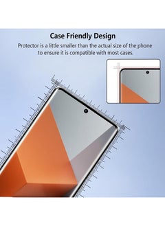 Lito Lito 3D Full Cover Tempered Glass For Xiaomi Redmi Note 13 Pro Plus 5G Fingerprint Working  - Image 5