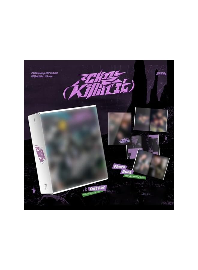 The Bros الألبوم الأول [Killin' It] (نسخة Killin' It) صندوق خارجي + كتاب صور + CD-R + بطاقة شكر + ملصق مطوي + ملصق + بولارويد + 3 بطاقات صور إضافية - Image 2