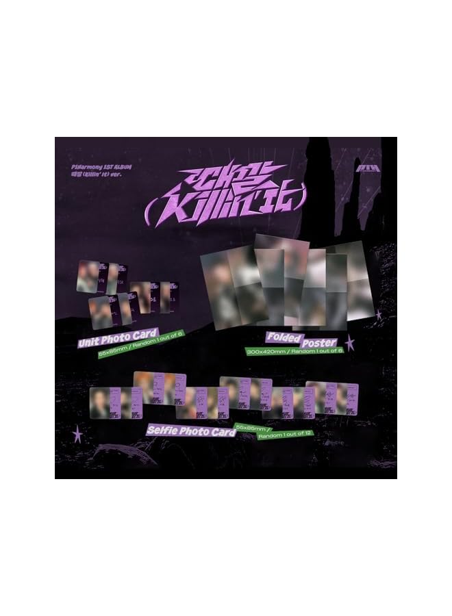 The Bros الألبوم الأول [Killin' It] (نسخة Killin' It) صندوق خارجي + كتاب صور + CD-R + بطاقة شكر + ملصق مطوي + ملصق + بولارويد + 3 بطاقات صور إضافية - Image 4