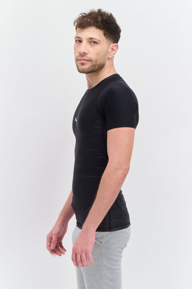 PUMA Men Sportswear Fit Brand Logo Training T-Shirts, Black - Image 4