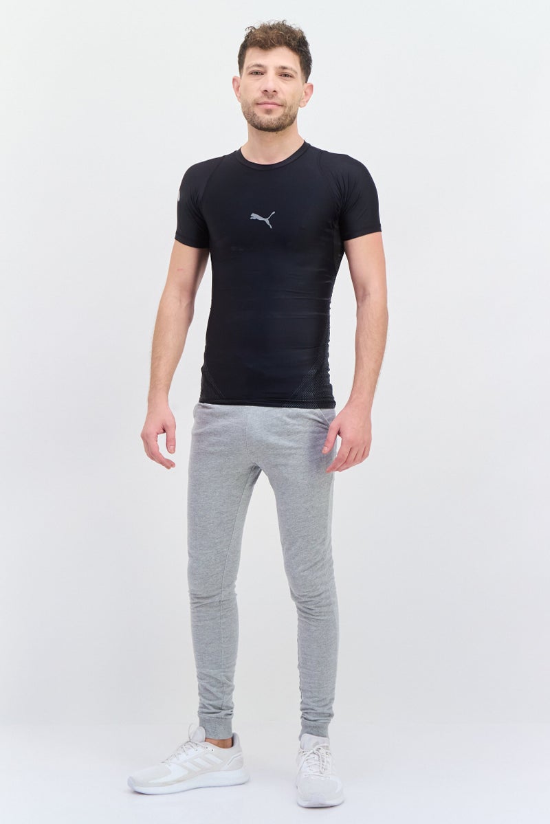 PUMA Men Sportswear Fit Brand Logo Training T-Shirts, Black - Image 2