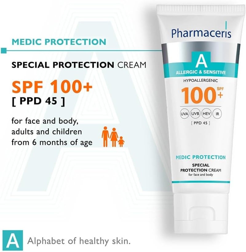 Pharmaceris كريم الحماية الطبية من فارمسيريس (100+ SPF) كريم حماية خاص للوجه والجسم - Image 3