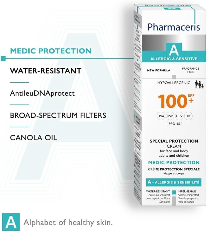 Pharmaceris كريم الحماية الطبية من فارمسيريس (100+ SPF) كريم حماية خاص للوجه والجسم - Image 5