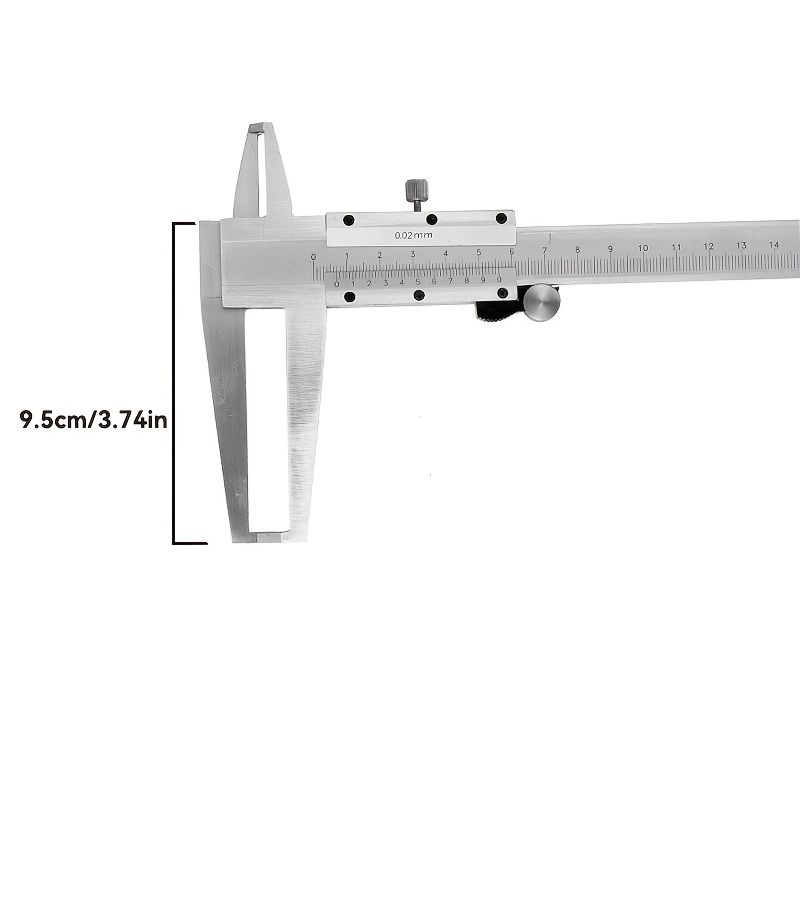9-300mm Sliding Caliper Measuring Tool With Box For Internal Diameter Groove And Angle Measurement - Image 5