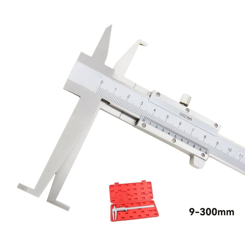9-300mm Sliding Caliper Measuring Tool With Box For Internal Diameter Groove And Angle Measurement - Image 3