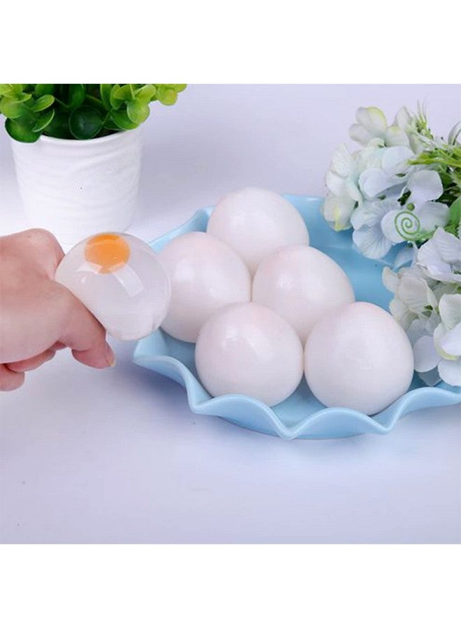 AASA Set of 2 Pieces Stress Relief Vent Pinch Egg Splat Squishy Balls for Kids Boys and Girls (Colours May Be Vary) - Image 1