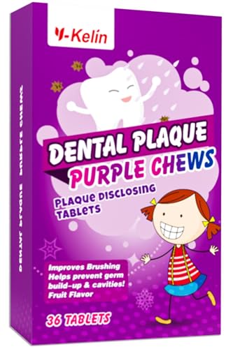 Y-Kelin Dental Plaque Disclosing Tablets for Kids Adults Showing Plaque by Changing Color Helps Teach Brushing Habits for Clean Teeth 36 Count - Image 2