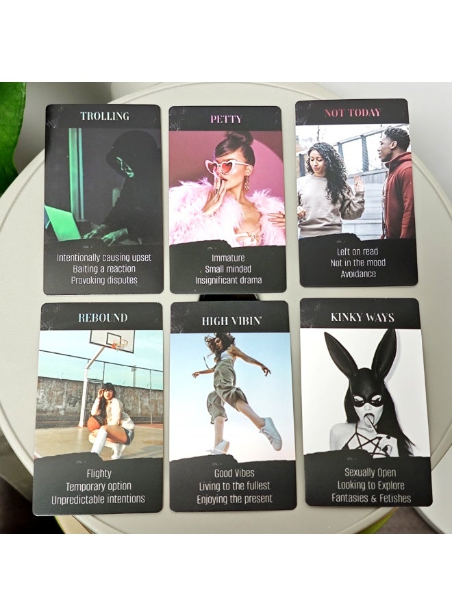 NIBEMINENT 10.3 * 6 cm Tea Fortune Divination Card Set - Tarot Cards - 78 Cards - Image 1