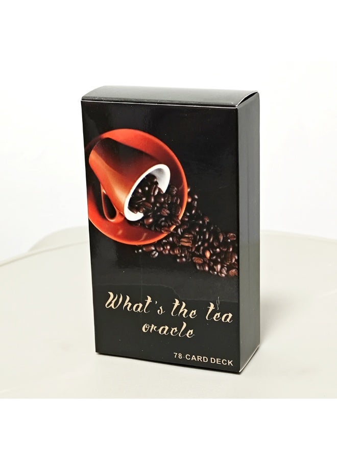 NIBEMINENT 10.3 * 6 cm Tea Fortune Divination Card Set - Tarot Cards - 78 Cards - Image 5