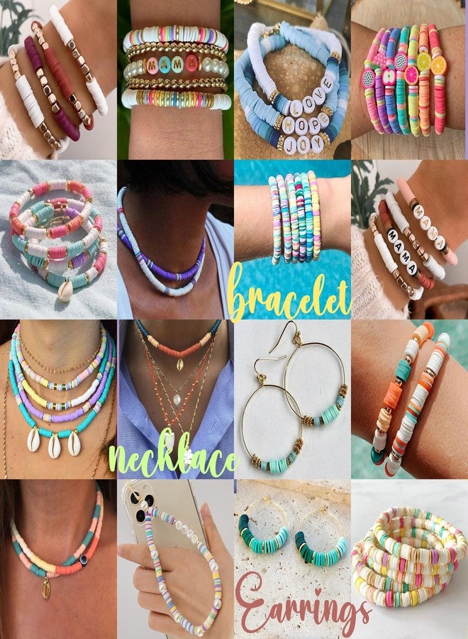 Sunlode 25000Pcs Clay Beads Bracelets Making Kit for Girls, 6 Boxes Beads for Jewelry Making Charms for Jewelry Making Kit Friendship Bracelet Kit Teen Girl Gifts Trendy Stuff Letter Beads Craft Adult - Image 4