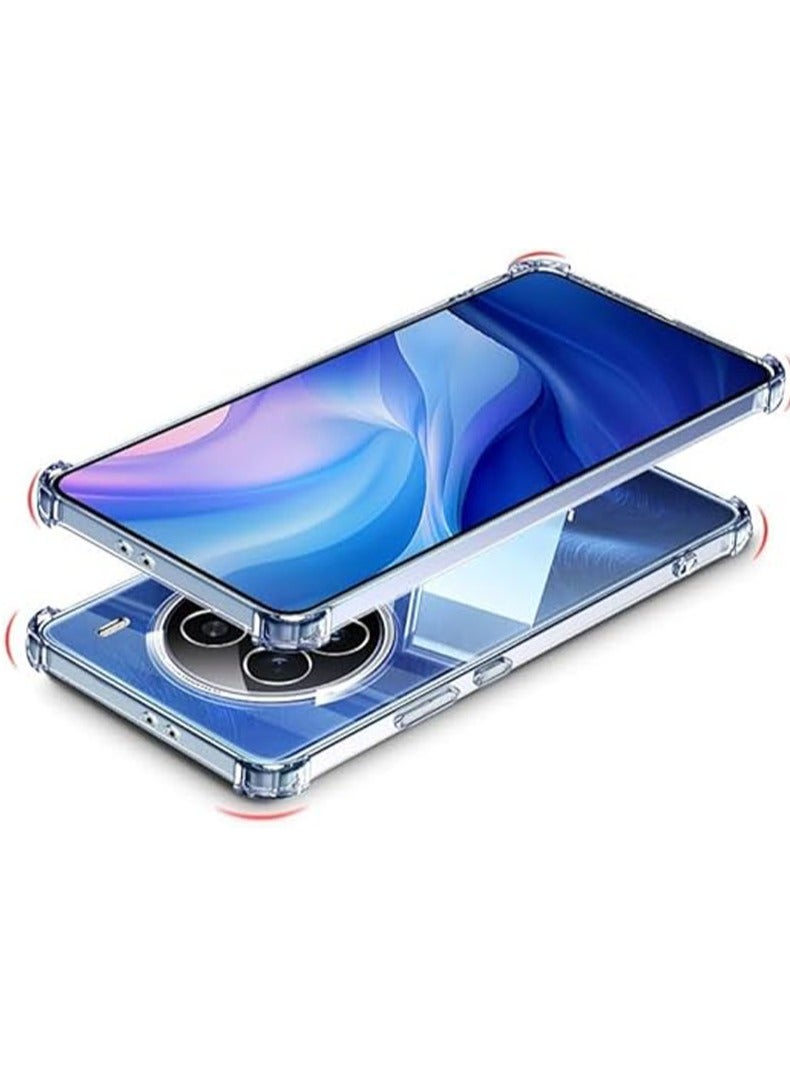 general Slim Case Compatible with VIVO X200 Pro 5G, [Anti-scratch] Soft Transparent TPU Protective Case, with [2-Pack] Screen Protectors - Image 4