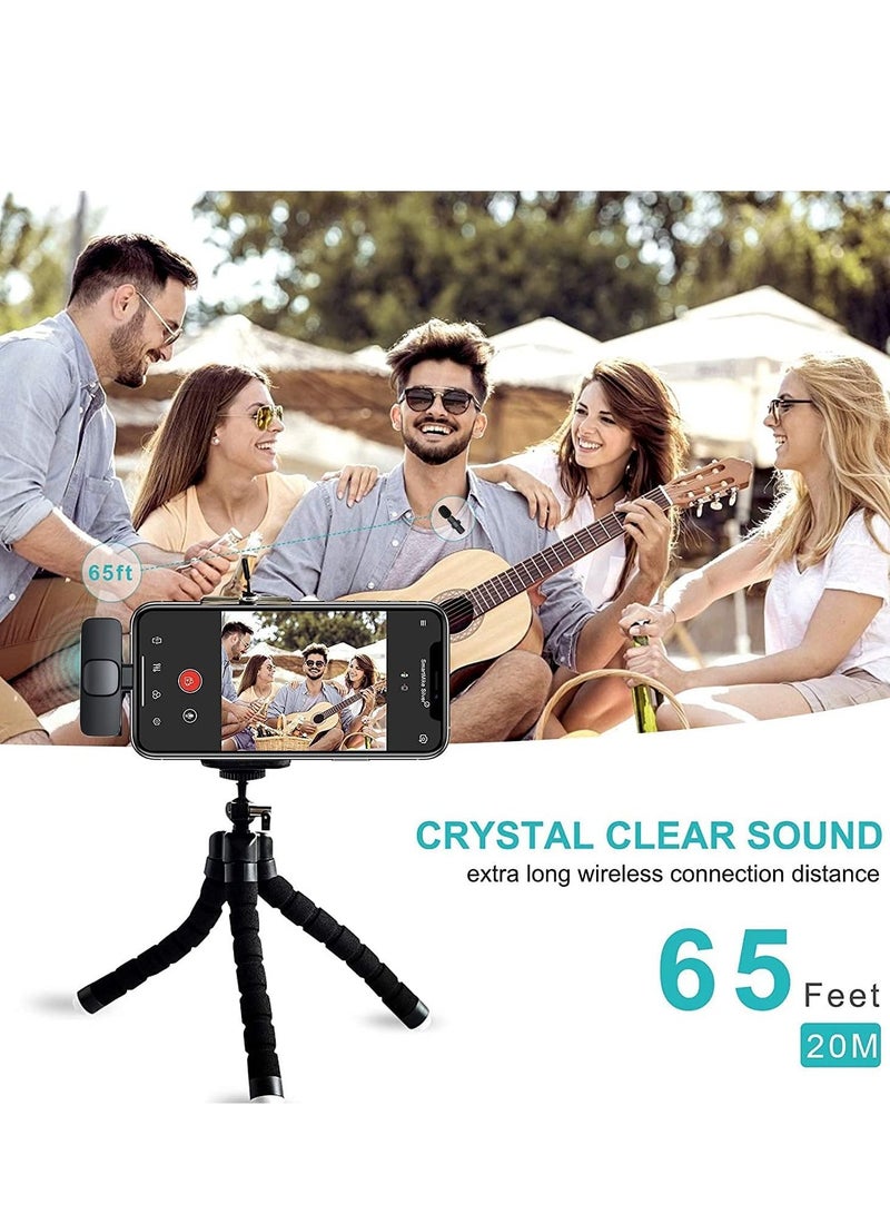 Wireless Lavalier Microphone for iPhone iPad Mini Mic for YouTube Facebook Live Stream Tik Tok Vlog Zoom Video Recording - Noise Reduction/No APP & Bluetooth Needed (Lightning)  - Image 4