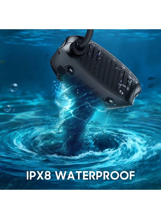 Eworld Portable Camping Shower with 8000mAh Rechargeable Battery, 6.0L/min Pump, LED Display, Storage Bag & Hook - Image 5