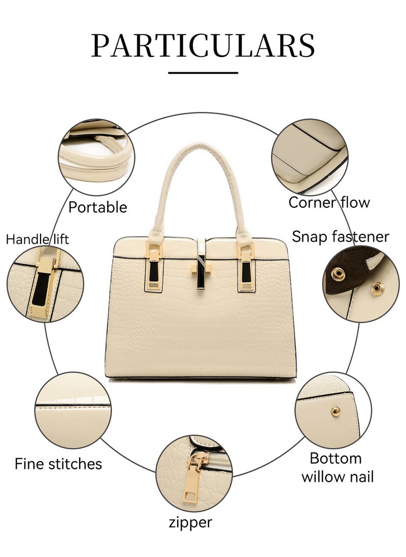Moovant - Fashion Texture Handbag for Women, Elegant Ladies Shouler Bag, Waterproof Crossbody Bag - Image 1