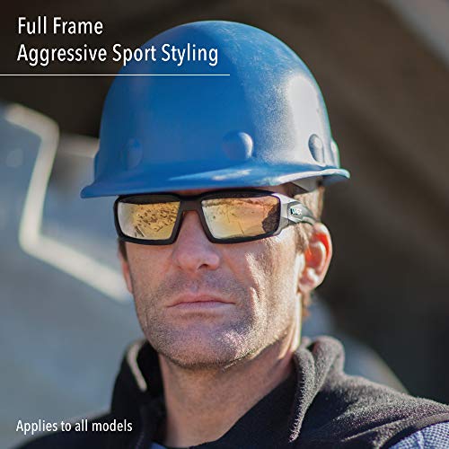 UVEX Honeywell Uvex Hypershock Safety Glasses, Brown Frame with Espresso Lens & HydroShield Anti-Fog Coating (S2961HS) 5.6 x 1.7 inch - Image 2