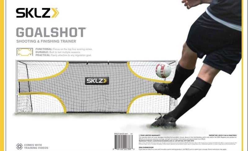 SKLZ هدف تدريب كرة القدم SKLZ Goalshot لتسجيل الأهداف والتسديد، 24 × 8 قدم - Image 2