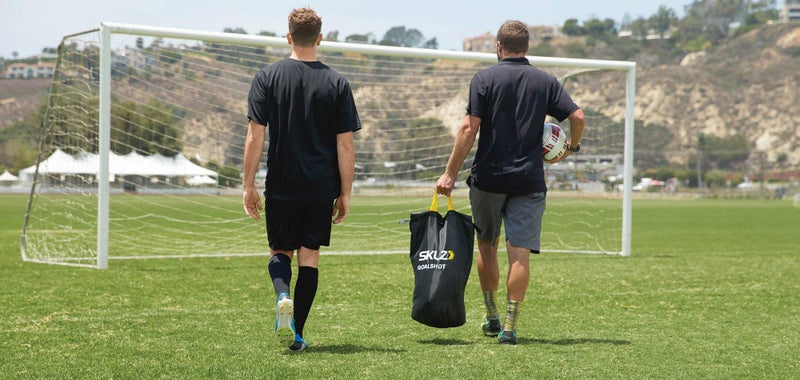 SKLZ هدف تدريب كرة القدم SKLZ Goalshot لتسجيل الأهداف والتسديد، 24 × 8 قدم - Image 5