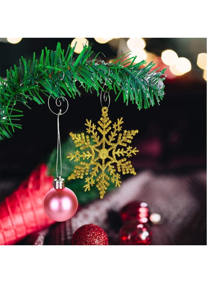 T-Antrix Ornament Hooks, Christmas Ornament Hangers, Christmas Tree Hanger Baubles Ball Metal Hooks Xmas Decoration S Hooks, 45mm 100 PCS - Image 4