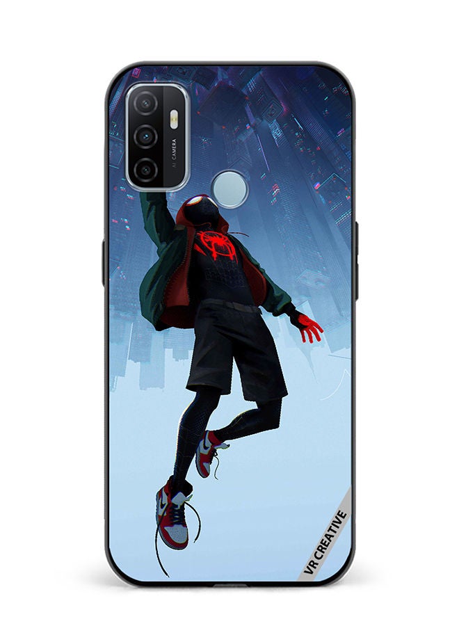 VR CREATIVE Protective Case Cover For Oppo A53 Spiderman Design Multicolour - Image 1