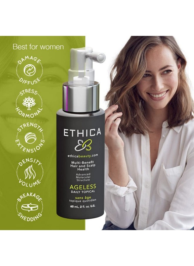 Ethica Beauty - Ethica Ageless Topical Daily Leavein Hair Treatment Spray Improve Hair Health No Residue Plant Based Hair Treatment 60 Ml - Image 1
