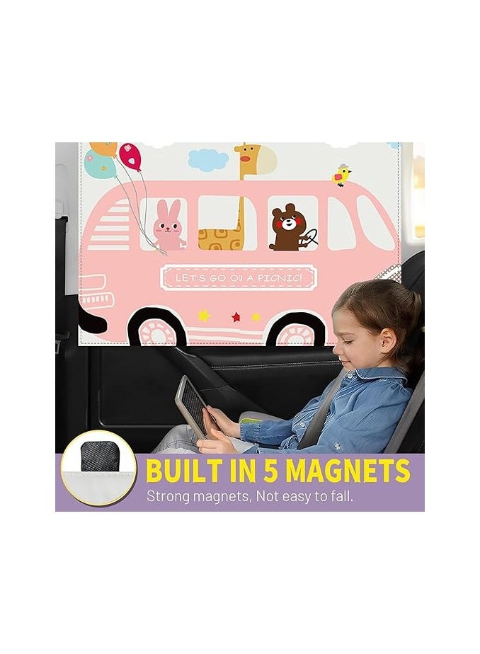 Children's Car Window Sunshade Car Window Sunshade Giraffe Pattern - Image 3