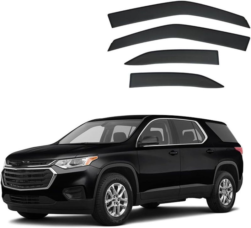 Premium Wind Deflector for Chevrolet Traverse MK2 2018-2023 Window Side Visor Keep Your Car Ventilated in Rain Reduce Wind Turbulence External Accessories - Image 1