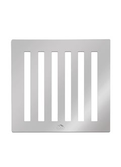 CLAVIT CLAVIT Stainless Steel Drain Strainer 4x4 Chrome Finish Without Frame Jali for VRoof Balcony Pool Area Roof Model Square in Shape 5  - Image 1