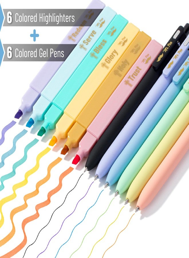 Mr. Pen- Bible Highlighters and Pens No Bleed, 12 Pack, Colorful Bible Pens and Highlighters No Bleed - Image 2