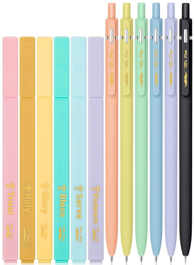 Mr. Pen- Bible Highlighters and Pens No Bleed, 12 Pack, Colorful Bible Pens and Highlighters No Bleed - Image 1